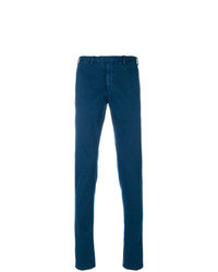 Темно-синие брюки чинос от Dell'oglio