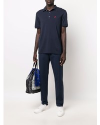 Темно-синие брюки чинос от Isaia