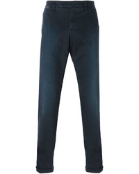 Темно-синие брюки чинос от Eleventy