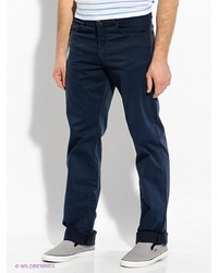 Темно-синие брюки чинос от F5