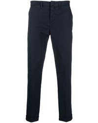 Темно-синие брюки чинос от Fay