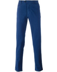 Темно-синие брюки чинос от Fay