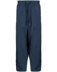 Темно-синие брюки чинос от Fumito Ganryu