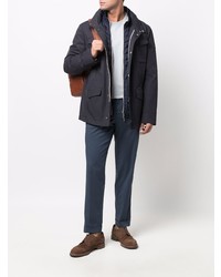 Темно-синие брюки чинос от Brunello Cucinelli