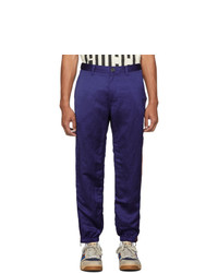 Темно-синие брюки чинос от Gucci