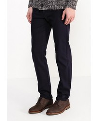 Темно-синие брюки чинос от H.I.S