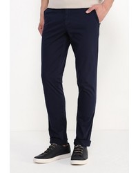 Темно-синие брюки чинос от H.I.S