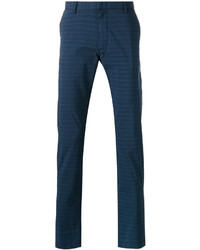 Темно-синие брюки чинос от Hugo Boss