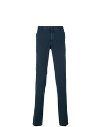 Темно-синие брюки чинос от Incotex