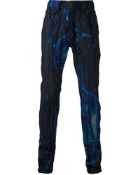 Темно-синие брюки чинос от Issey Miyake