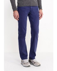 Темно-синие брюки чинос от Justboy