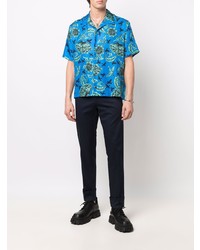 Темно-синие брюки чинос от Versace