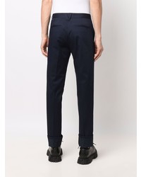 Темно-синие брюки чинос от Versace