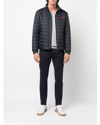 Темно-синие брюки чинос от Hugo