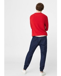 Темно-синие брюки чинос от Mango Man