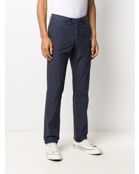 Темно-синие брюки чинос от Corneliani