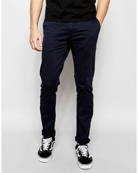 Темно-синие брюки чинос от Minimum