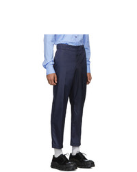 Темно-синие брюки чинос от Prada