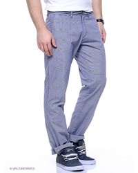 Темно-синие брюки чинос от Oodji