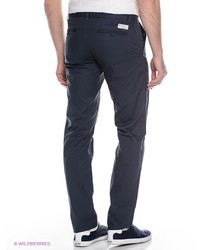 Темно-синие брюки чинос от Oodji