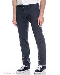 Темно-синие брюки чинос от Oodji