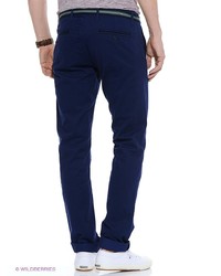 Темно-синие брюки чинос от Oodji