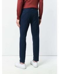 Темно-синие брюки чинос от Dell'oglio