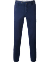 Темно-синие брюки чинос от Pt01