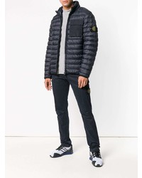 Темно-синие брюки чинос от Stone Island