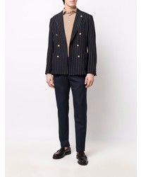 Темно-синие брюки чинос от Lardini