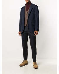 Темно-синие брюки чинос от Dell'oglio