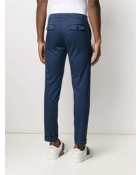 Темно-синие брюки чинос от Fay