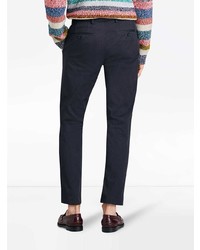 Темно-синие брюки чинос от Burberry