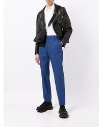 Темно-синие брюки чинос от Alexander McQueen