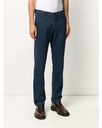 Темно-синие брюки чинос от Jacob Cohen