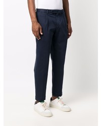 Темно-синие брюки чинос от Dell'oglio