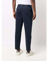 Темно-синие брюки чинос от Dell'oglio