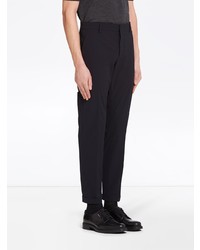 Темно-синие брюки чинос от Prada