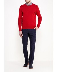 Темно-синие брюки чинос от Top Secret