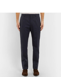 Темно-синие брюки чинос от Loro Piana