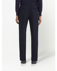 Темно-синие брюки чинос от Zegna