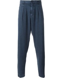 Мужские темно-синие брюки от Armani Collezioni