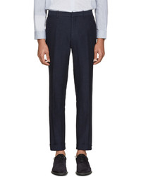 Мужские темно-синие брюки от Burberry