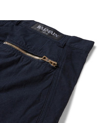 Мужские темно-синие брюки от Balmain