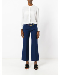 Женские темно-синие брюки от Gucci