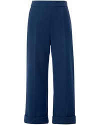 Женские темно-синие брюки от DELPOZO
