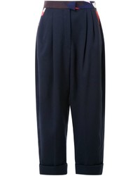 Женские темно-синие брюки от DELPOZO