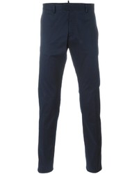 Мужские темно-синие брюки от DSQUARED2