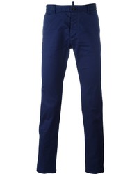 Мужские темно-синие брюки от DSQUARED2