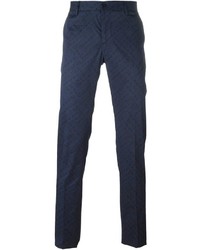 Мужские темно-синие брюки от Etro
